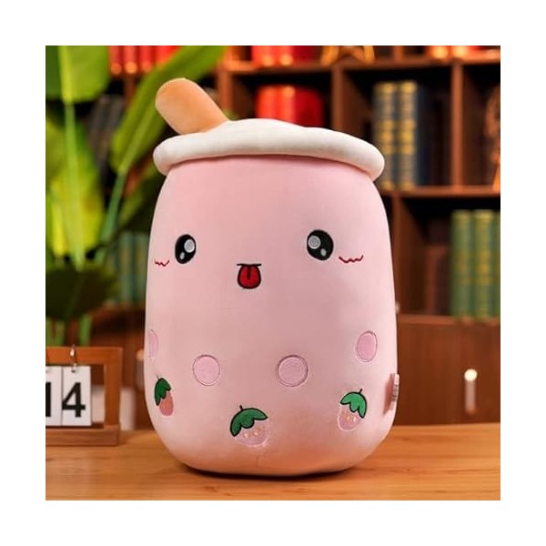CILUA 50cm Bubble Tea Oreiller Peluche Jouet Stuff Animal Mignon Nourriture Tasse en Peluche Thé Au Lait Boba Jouets en Peluc