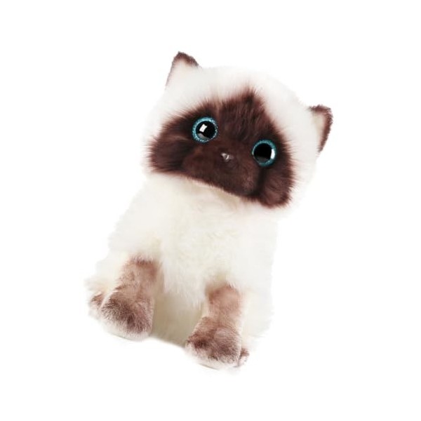 Toyvian 1Pc Chat Marionnette Peluche Douce Poupée Chat Riolu Peluche Poupée Ornement Chat Animal Bébé Poupée Chimmy Peluche A