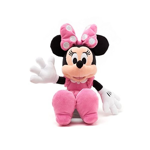 Disney Store Official Petite Peluche Pluto, 25 cm, Personnage Iconique avec Expression caractéristique et Collier avec Inscri