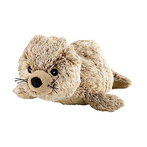 warmies- Peluche Micro-ondable, 4260394911429, Gris, Seal