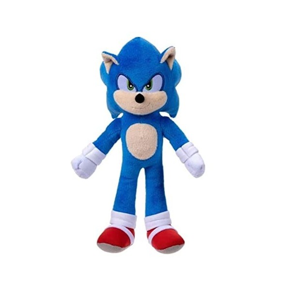 Sonic The Hedgehog 2 The Movie - Personnage en Peluche 23cm - Sonic