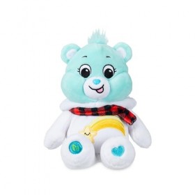 Care Bears Holiday Bean Peluche Wish Bear – Bonhomme de Neige à Collectionner, Peluche Mignonne, Peluche de Noël pour garçons