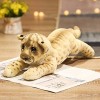 CAWACH Lion Peluche Jouet Lion Tigre léopard poupée poupée Oreiller Cadeau pour Enfants-B,39cm