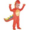 Amscan - 844661-55 - Costume de dinosaure en dinomite - 4-6 ans, Orange