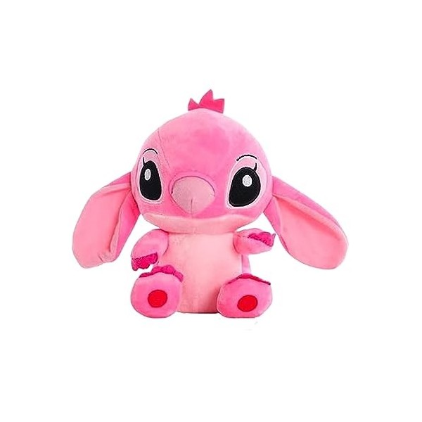 Figurine en Peluche Lilo et Stitch Peluche Personnage Stitch Poupée en Peluche pour Enfants Angel and Stitch Poupées de Chiff