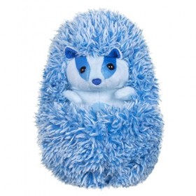 RPM Licensing- Curlimals 3710-Blue Le Blaireau, Peluche Interactive, 45 Sons & réactions, dès 3 Ans, 3710, Bleu