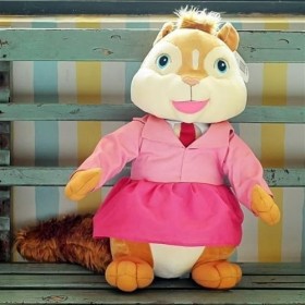 LYOUAE Peluche Jouet Enfant Alvin et Les Chipmunks Peluches KawaiFluffy Chipmunks Alvin Simon Theodore Peluches Coussin poupé