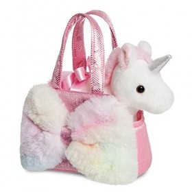 Aurora- Aurore 61435 Fancy Pal Licorne Pastel Gros Noeud Peluche Multicolore