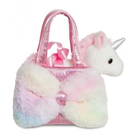 Aurora- Aurore 61435 Fancy Pal Licorne Pastel Gros Noeud Peluche Multicolore