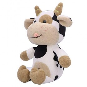 Rongm Jouet en Peluche de Veau, Jouet en Peluche de Vache Mignon et Exquis, pour Les Cadeaux danniversaire denfants Cadeaux