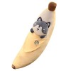 LICHENGTAI Peluche Banane Oreiller, Créatif en Forme de Banane en Peluche Oreiller Bourré Coussin Cadeau Poupée Jouet, Oreill