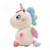 DIKACA 1 Pc Poupée Licorne Oreiller en Peluche Douce Poupée en Peluche Cadeaux De Noël Décor De Vacances Licornes en Peluche 