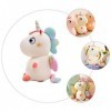 DIKACA 1 Pc Poupée Licorne Oreiller en Peluche Douce Poupée en Peluche Cadeaux De Noël Décor De Vacances Licornes en Peluche 