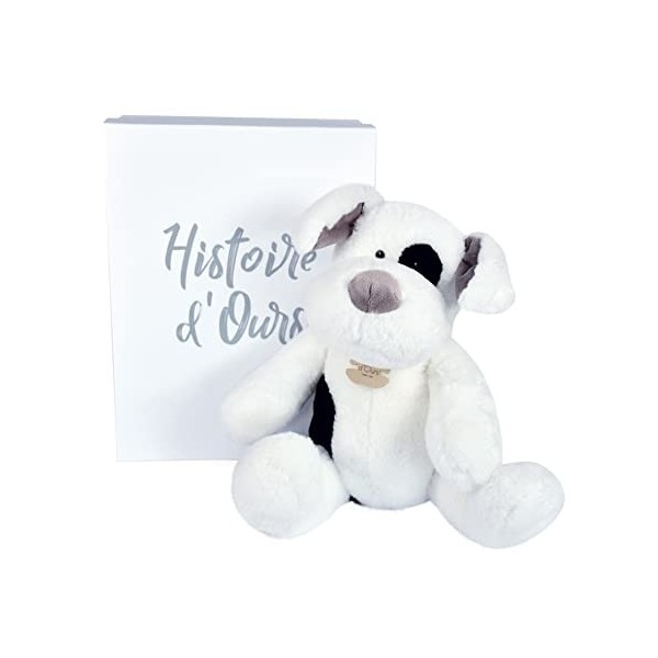 Histoire dOurs - Peluche chat - Gris - 18 cm - A LA CAMPAGNE - HO3156