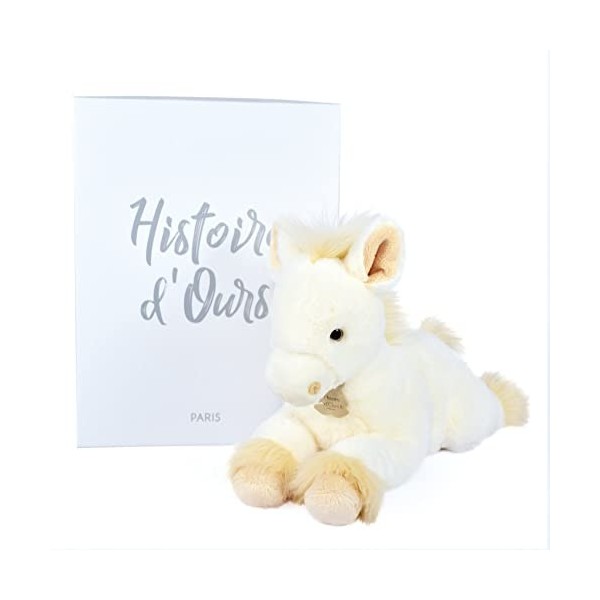 Histoire dOurs - Peluche chat - Gris - 18 cm - A LA CAMPAGNE - HO3156