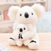 30cm Mignon Peluche Poupée Maman Koala avec Bébé Koala Jouets Animal Koala Peluche pour Enfants Bébé Filles Garçons Poupée Ch