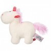 NICI Theodor - Peluche Licorne - Collection Theodor et ses Amis - Toucher Ultra Doux - Blanche et Rose - Taille 15 cm