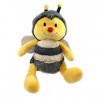 Creation Gross Peluche abeille, bourdon et ailes pailletées - Jaune/noir - 33 cm 2800851 