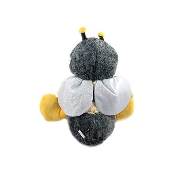 Creation Gross Peluche abeille, bourdon et ailes pailletées - Jaune/noir - 33 cm 2800851 