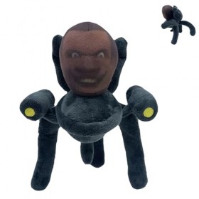 1 jouet en peluche de toilette Skibidi, figurines géantes de toilettes Skibidi, jouet en peluche Titan Cameraman amélioré, je