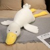 SaruEL Oreiller en Peluche d’oie Mignon géant Peluche Jouet de Canard Peluche Animal Tapis de Couchage Oreiller poupée Cadeau