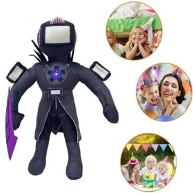 Nouvelle Mise à Niveau Titan TV Man en Peluche, drôle Skibid Toilettes Titan TV Man en Peluche Titan Haut-Parleur Homme en Pe