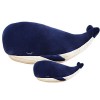 Kekeso Grande Baleine Bleue Peluche Animal en Peluche Baleine Douce étreignant Oreiller Mignon Baleine en Peluche Poupée Joue