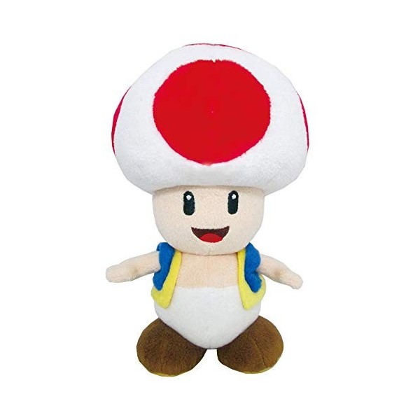 YoCosii PBM Express Super Mario Toad Peluche Multicolore 24 cm