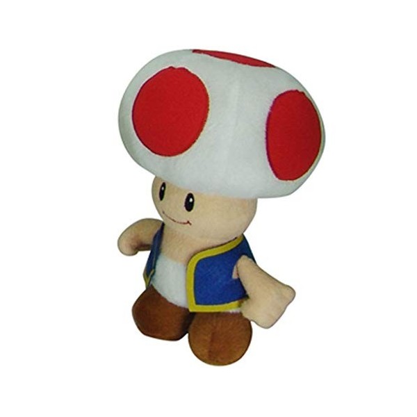 YoCosii PBM Express Super Mario Toad Peluche Multicolore 24 cm