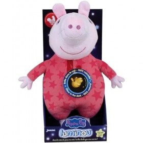 JEMINI Peppa Pig Peluche Lumineuse Naturelle Fonctionne sans Pile +/- 25CM