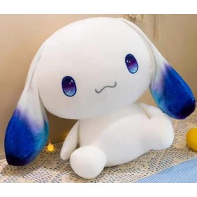 BAI LAN HEI Cinnamoroll Peluche 30 cm, Kawaii Cartoon Starry Eyes Cinnamoroll Doll Peluche Toy Cadeaux pour Garçons Filles, K