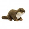 WWF Plüsch WWF - Peluche Loutre Européenne - Peluche Réaliste avec de Nombreux Détails Ressemblants - Douce et Souple - Norme