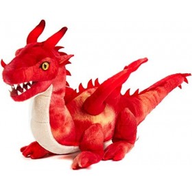 Uni-Toys - Dragon Rouge - 40 cm Longueur - Animal Fabuleux - Peluche, Doudou