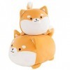 Aiuidun Shiba Inu Peluche Jouet Doux et Mignon Corgi Animaux en Peluche Chien câlin Oreiller Chiot poupée en Peluche Cadeau p