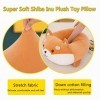 Aiuidun Shiba Inu Peluche Jouet Doux et Mignon Corgi Animaux en Peluche Chien câlin Oreiller Chiot poupée en Peluche Cadeau p