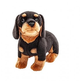 Uni-Toys - Teckel sans Laisse - 27 cm Longueur - Chien en Peluche - Peluche, Doudou
