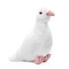 lilizzhoumax Jouets en Peluche Pigeon 23 cm/9", Simulation Jouet en Peluche Pigeon Poupée Réaliste Jouets Animaux Sauvages en