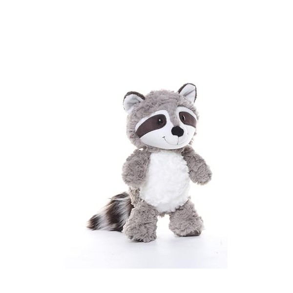 lilizzhoumax Jouets en Peluche Raton Laveur 28cm/11”, Simulation Jouet en Peluche Raton Laveur Poupée Réaliste, Peluche Raton