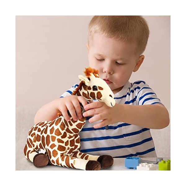 Poupée en peluche douce pour enfants, cadeau danniversaire, de Noël et de Saint-Valentin girafe 