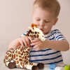 Poupée en peluche douce pour enfants, cadeau danniversaire, de Noël et de Saint-Valentin girafe 