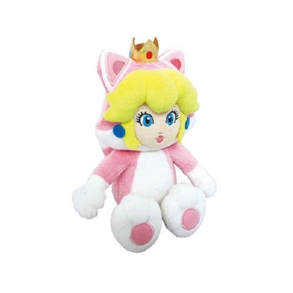 Nintendo Plschfigur Peach Katze 25cm [import allemand]