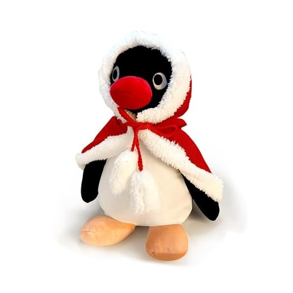 MAOWO Planet Décoration de renne, pingouin, en peluche, pingouin, 25,4 cm