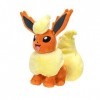 PoKéMoN Peluche de 20 cm-Flamara, PKW3406, Noir, Petit