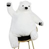 SNOWOLF Simulation géante 60cm Ours Jouet Animaux en Peluche poupée pour la décoration de la Maison géant emmailloté Ours en 