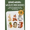 Living Nature Copains de la Faune, 6 x Mini réalistes des Bois, Peluches écologiques naturali, AMZ05WL, Unknown
