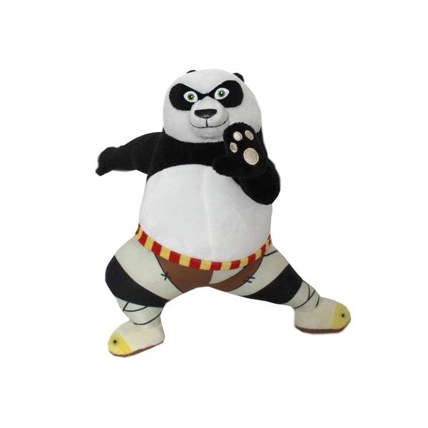 KUNG FU PANDA - Peluche du Personnage "Panda Po" 28cm Kung Fu position du film "Kung Fu Panda" - Qualité Super Soft