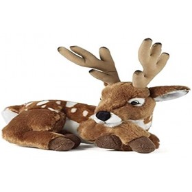 Peluche Living Nature - Cerf avec bois 28cm 