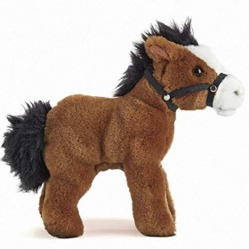 Living Nature- Soft Toy Peluche Animaux de la Ferme Cheval, AN344, Unknown