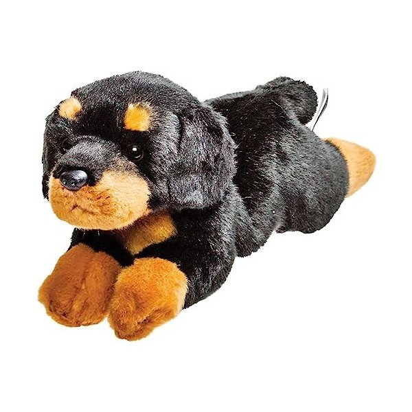 Suki Gifts - 12069 - Peluche - Yomiko - Laying Rottweiler