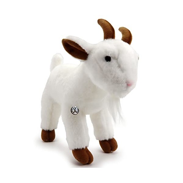 Chèvre Doudou Blanc Chèvre Chèvre Neige Peluche Flocon – Doudou *biz